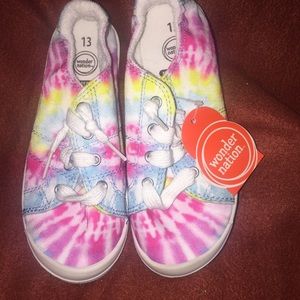 Tie-Dye Sneakers Girls Size 13